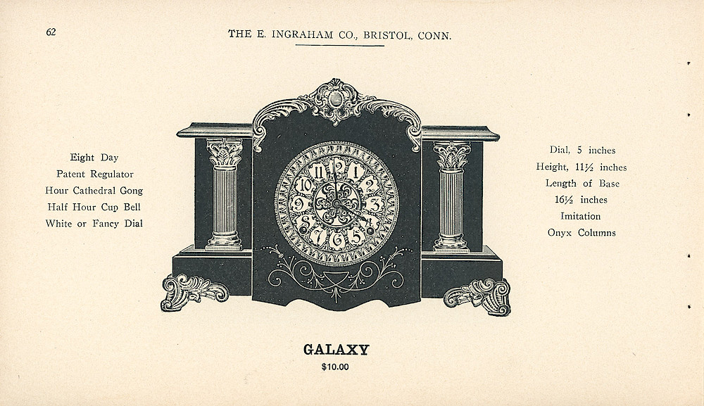 Clocks - The E. Ingraham Company, Bristol, Conn. U.S.A. > 62