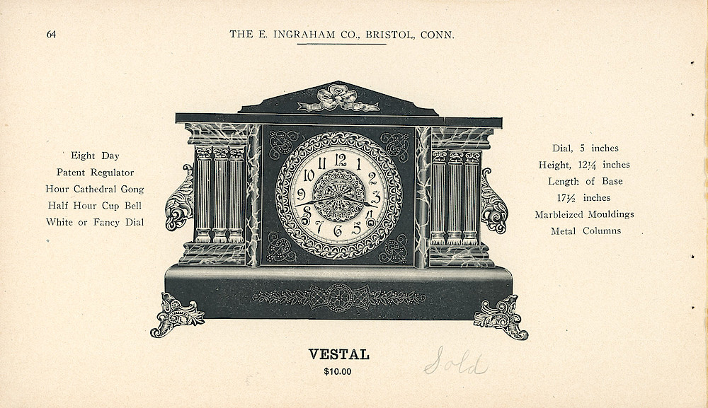 Clocks - The E. Ingraham Company, Bristol, Conn. U.S.A. > 64