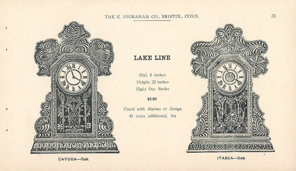 Clocks - The E. Ingraham Company, Bristol, Conn. U.S.A. > 75