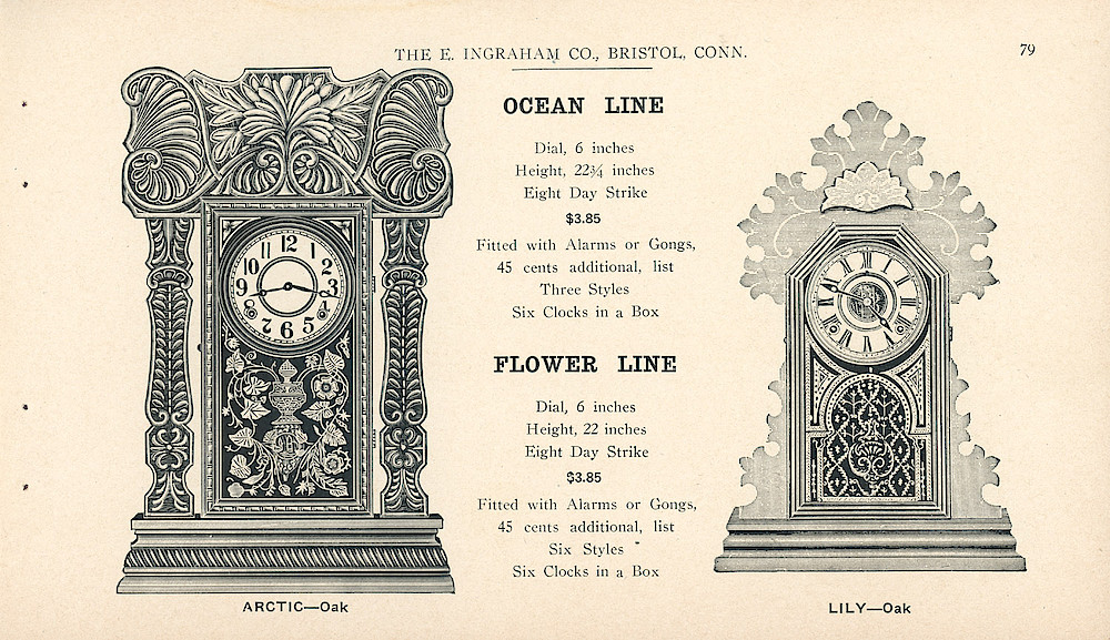 Clocks - The E. Ingraham Company, Bristol, Conn. U.S.A. > 79