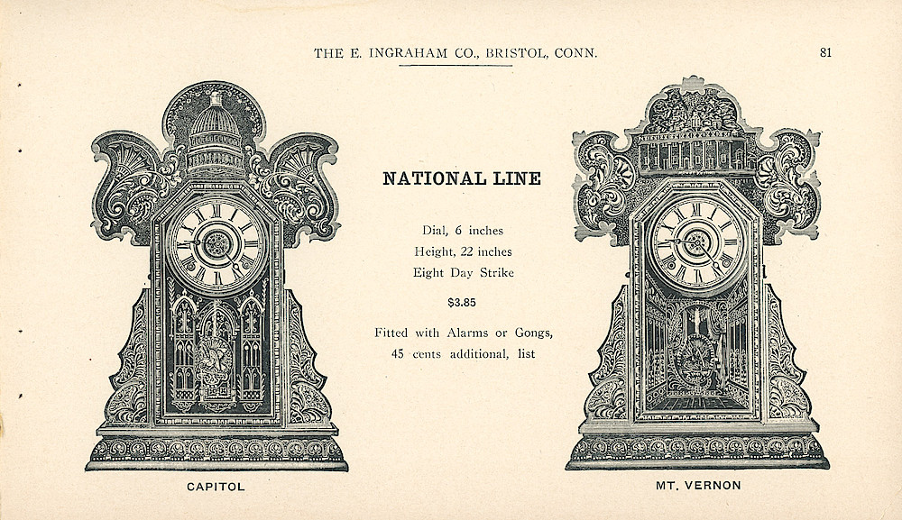 Clocks - The E. Ingraham Company, Bristol, Conn. U.S.A. > 81