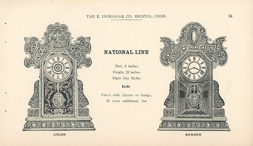 Clocks - The E. Ingraham Company, Bristol, Conn. U.S.A. > 83