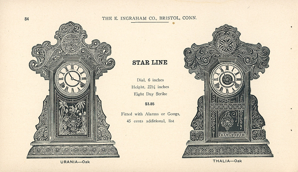 Clocks - The E. Ingraham Company, Bristol, Conn. U.S.A. > 84