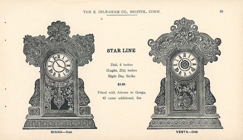Clocks - The E. Ingraham Company, Bristol, Conn. U.S.A. > 85