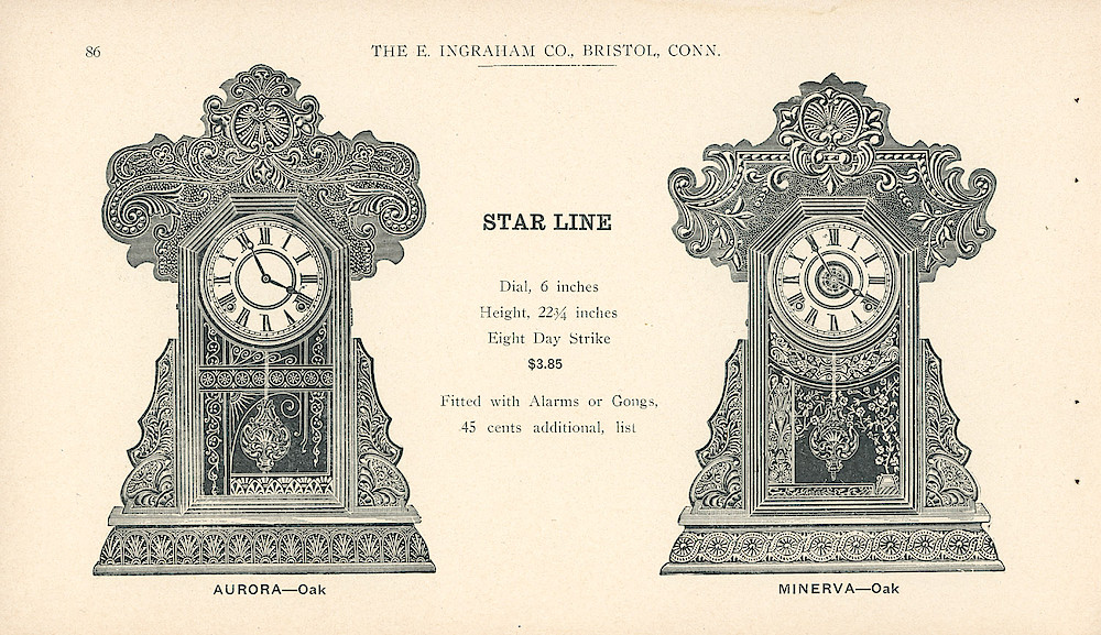 Clocks - The E. Ingraham Company, Bristol, Conn. U.S.A. > 86
