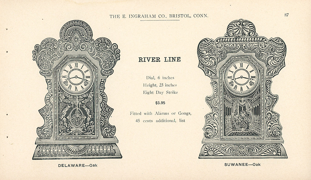 Clocks - The E. Ingraham Company, Bristol, Conn. U.S.A. > 87