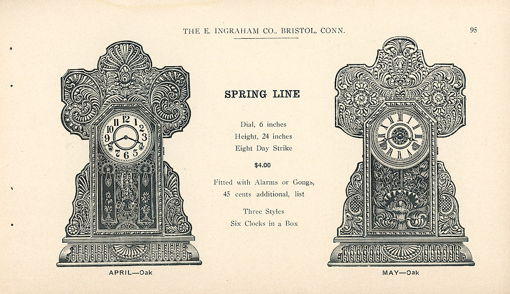 Clocks - The E. Ingraham Company, Bristol, Conn. U.S.A. > 95