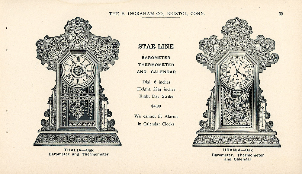 Clocks - The E. Ingraham Company, Bristol, Conn. U.S.A. > 99