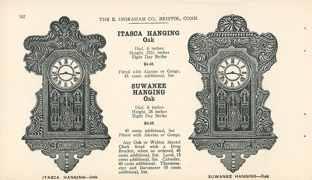Clocks - The E. Ingraham Company, Bristol, Conn. U.S.A. > 102