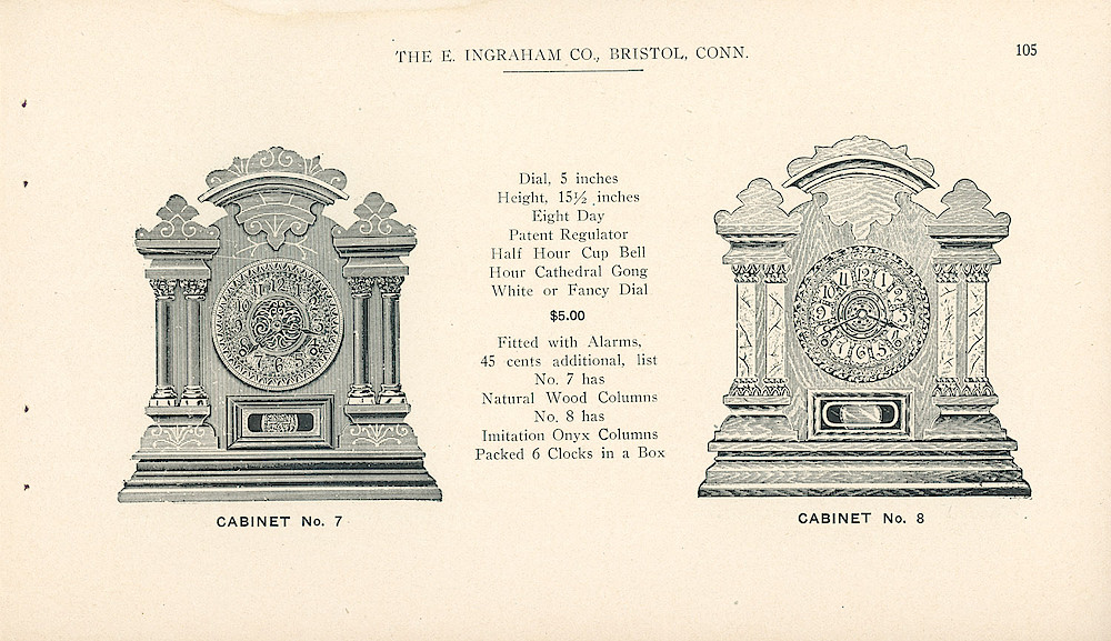 Clocks - The E. Ingraham Company, Bristol, Conn. U.S.A. > 105