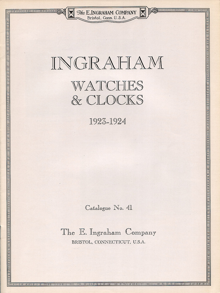Ingraham Watches and Clocks 1923 - 1924 > 1