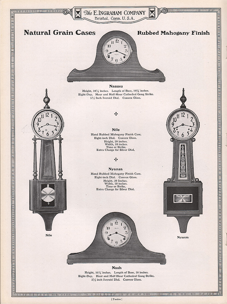 Ingraham Watches and Clocks 1923 - 1924 > 12