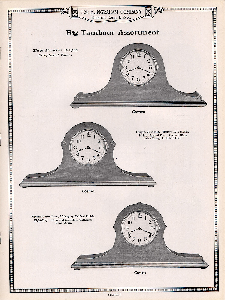 Ingraham Watches and Clocks 1923 - 1924 > 13