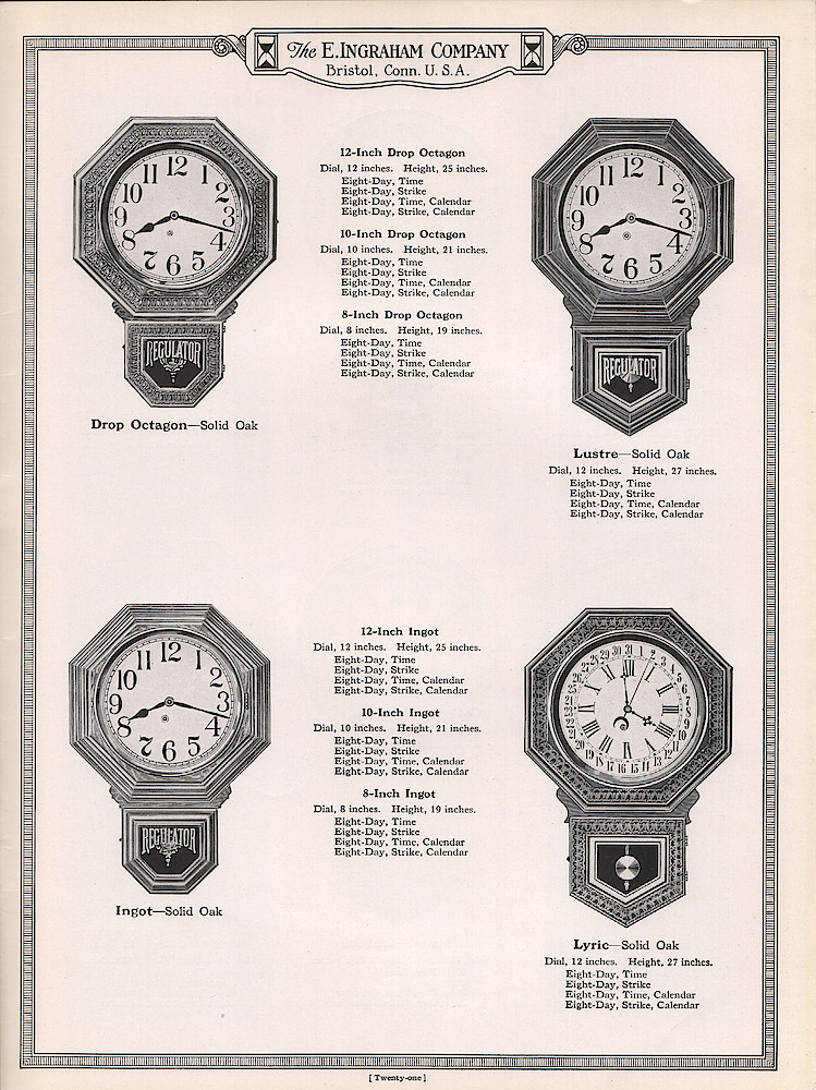 Ingraham Watches and Clocks 1923 - 1924 > 21