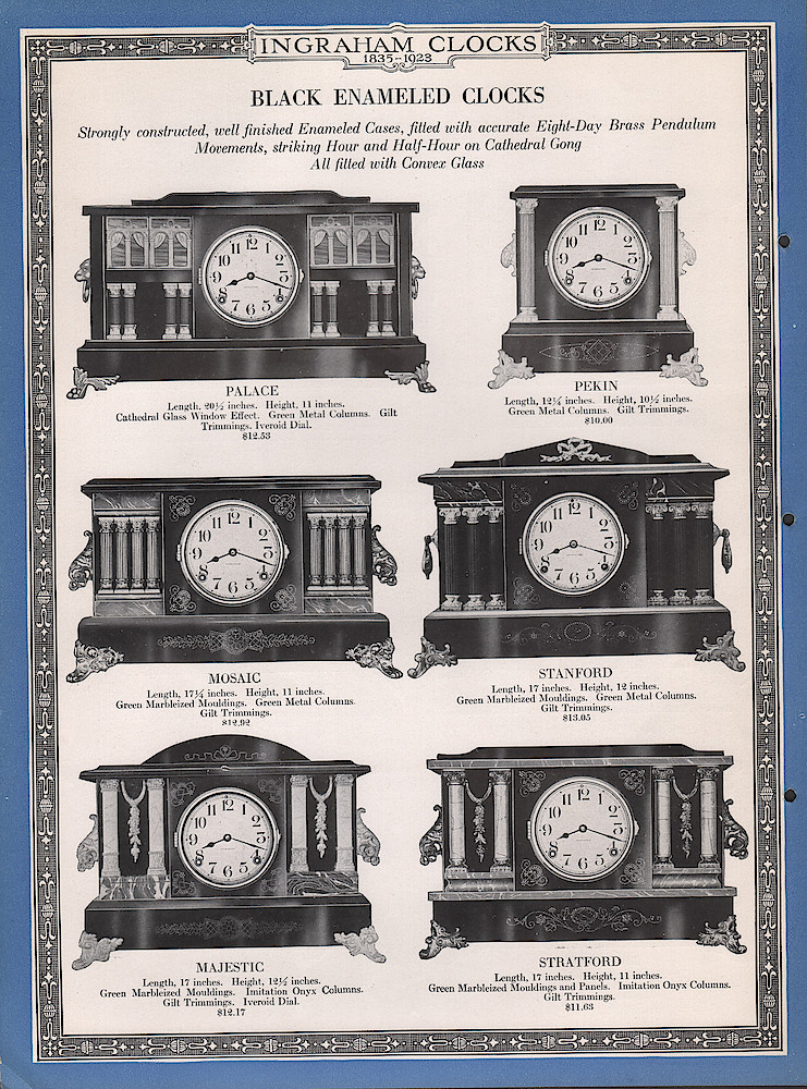 Ingraham Watches and Clocks, 1923. > 18