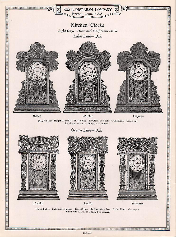 Ingraham Watches and Clocks, 1925 - 1926 > 18