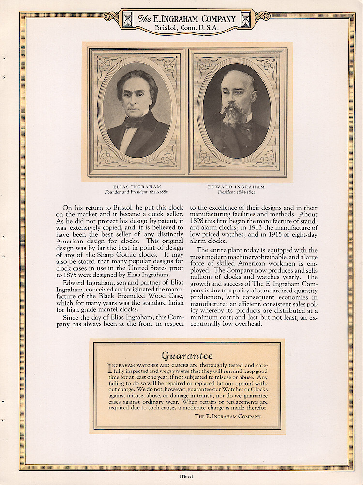 Ingraham Watches and Clocks, 1926 - 1927 > 3