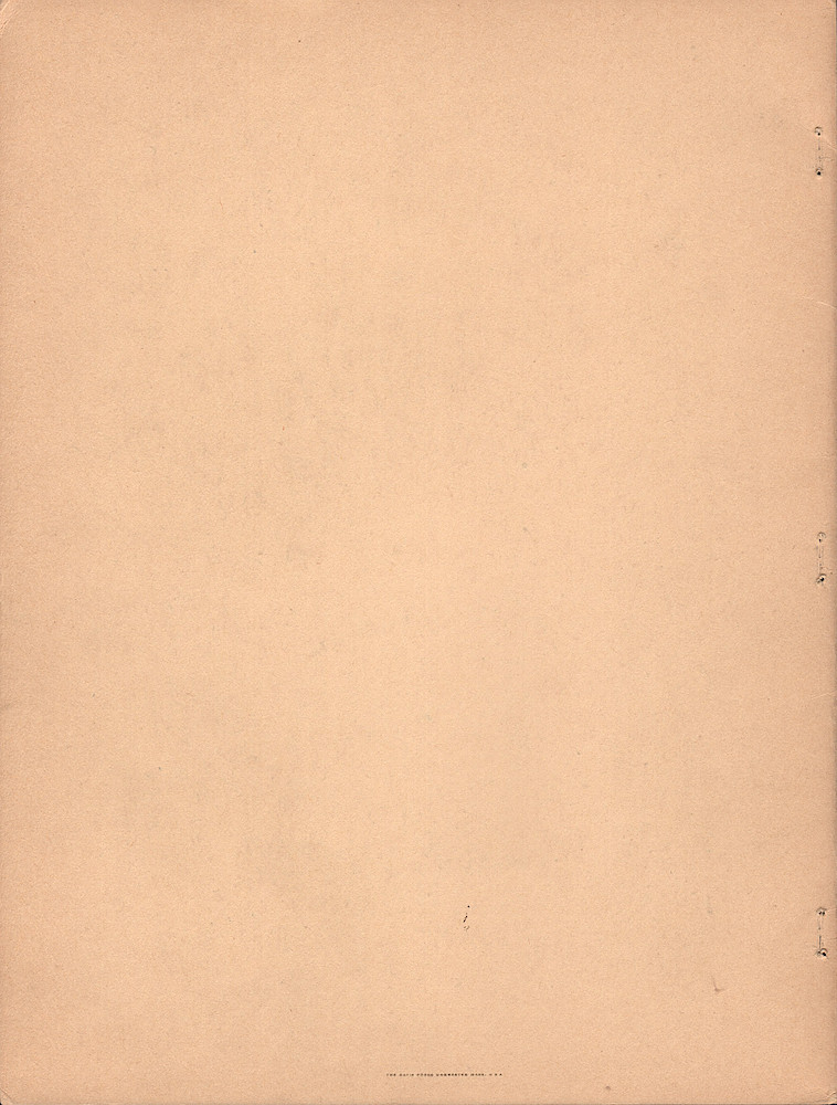 Ingraham Watches and Clocks, 1926 - 1927 > Back Cover