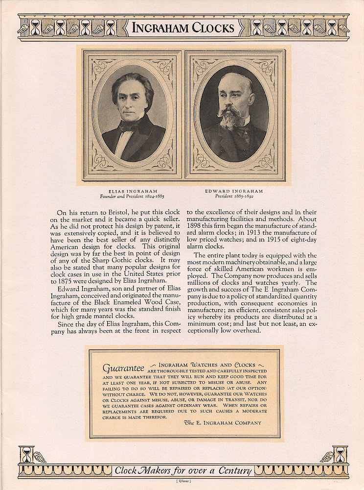 Ingraham Watches and Clocks, 1927 - 1928 > 3