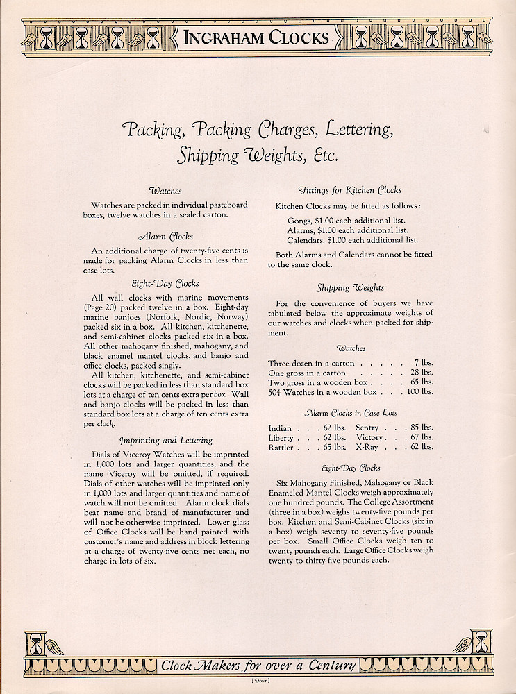 Ingraham Watches and Clocks, 1927 - 1928 > 4