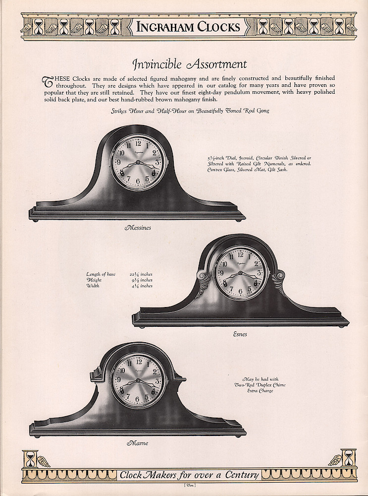 Ingraham Watches and Clocks, 1927 - 1928 > 10