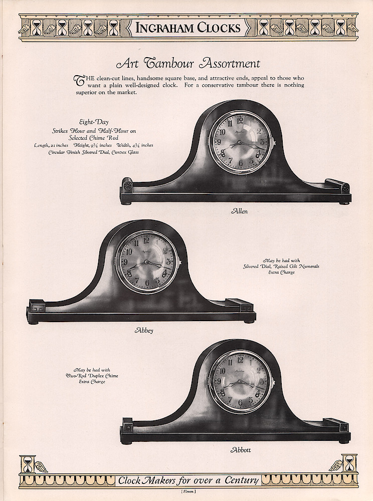 Ingraham Watches and Clocks, 1927 - 1928 > 11