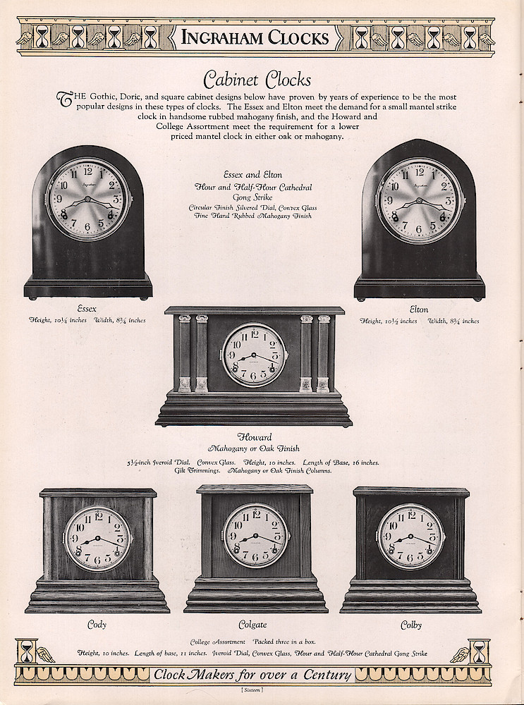 Ingraham Watches and Clocks, 1927 - 1928 > 16