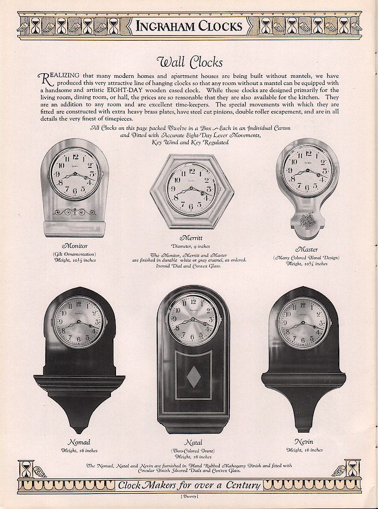 Ingraham Watches and Clocks, 1927 - 1928 > 20