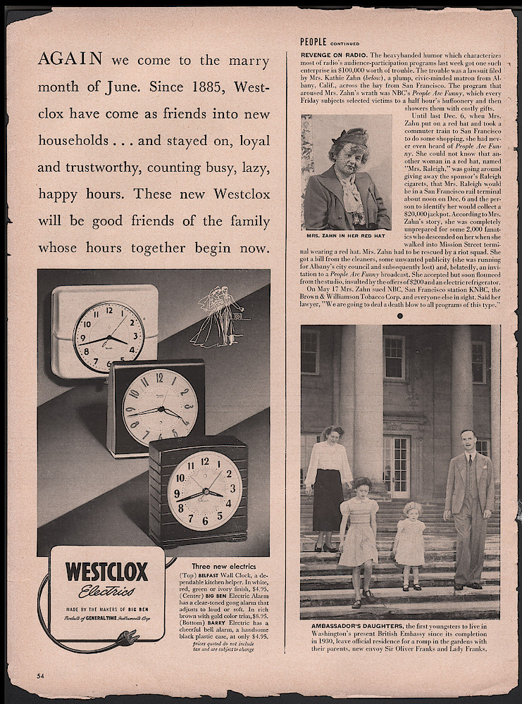 March 1948 Life Magazine, p. 54