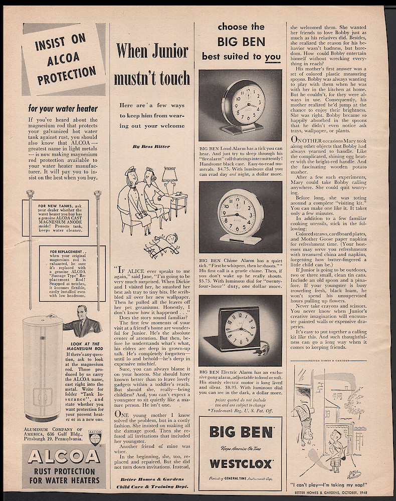 October 1948 Better Homes and Gardens,