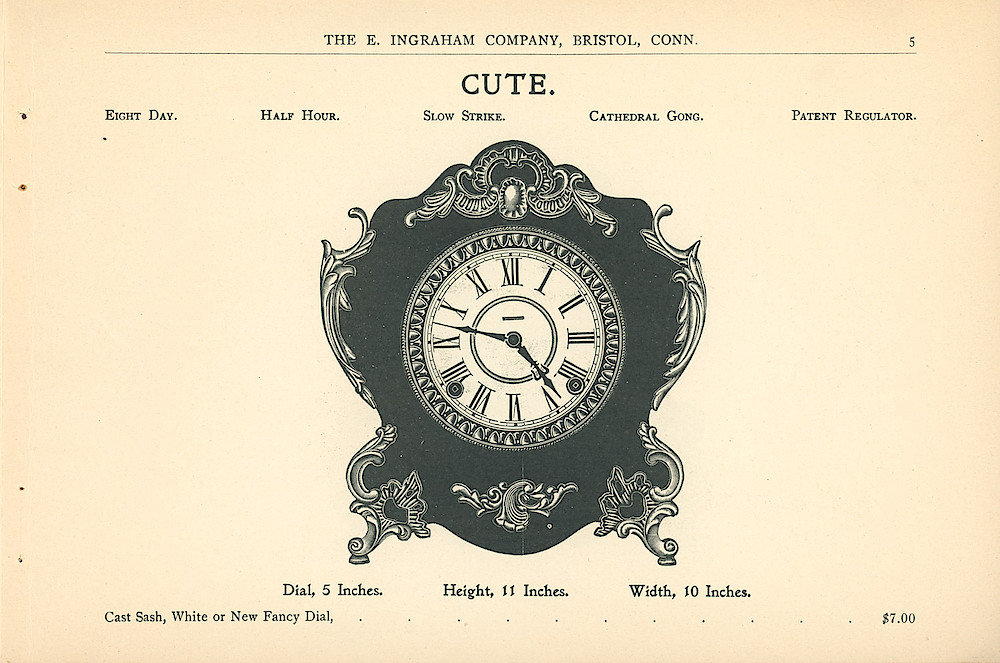 Ingraham Clocks 1899 - 1900 > 5
