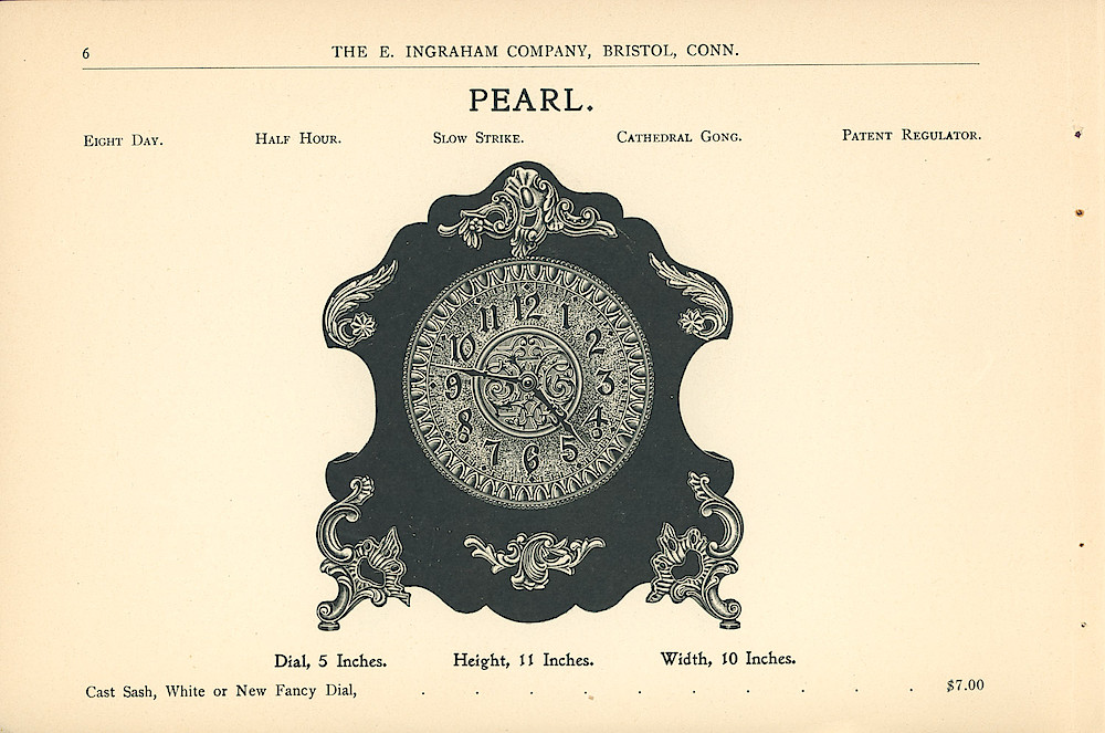 Ingraham Clocks 1899 - 1900 > 6