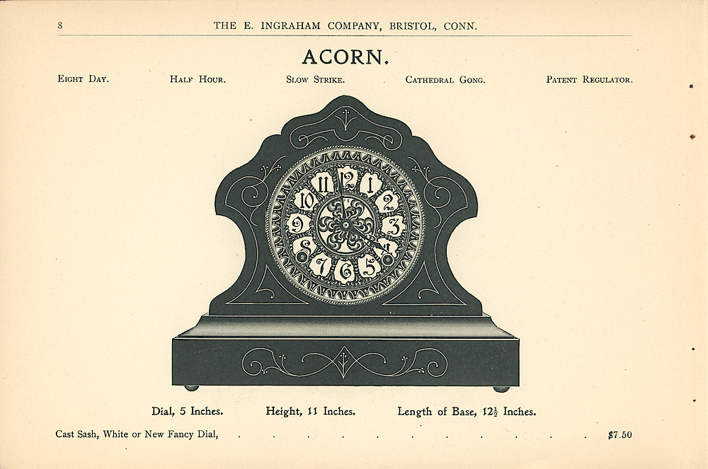 Ingraham Clocks 1899 - 1900 > 8
