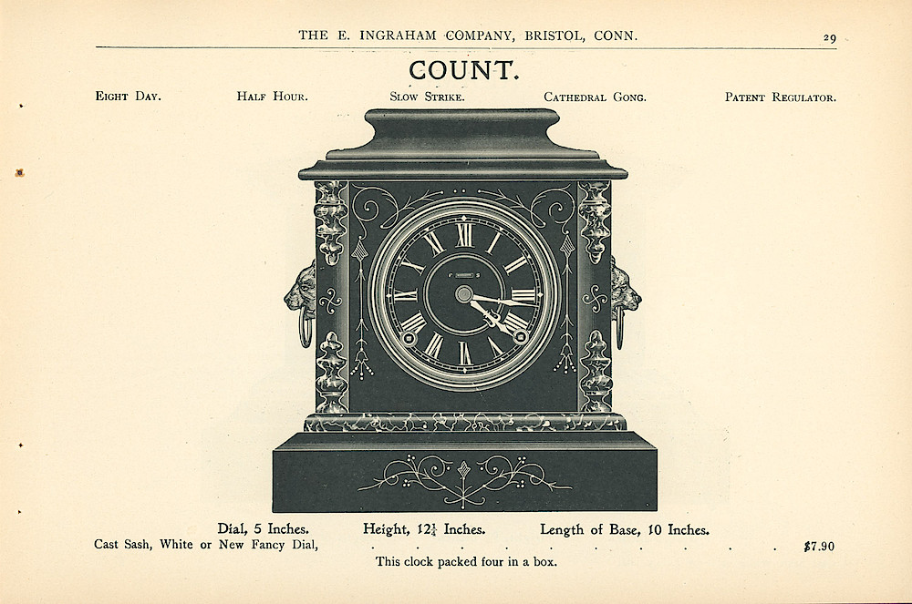 Ingraham Clocks 1899 - 1900 > 29