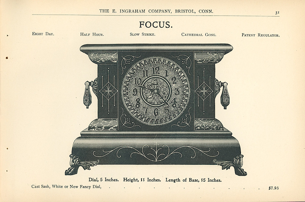 Ingraham Clocks 1899 - 1900 > 31