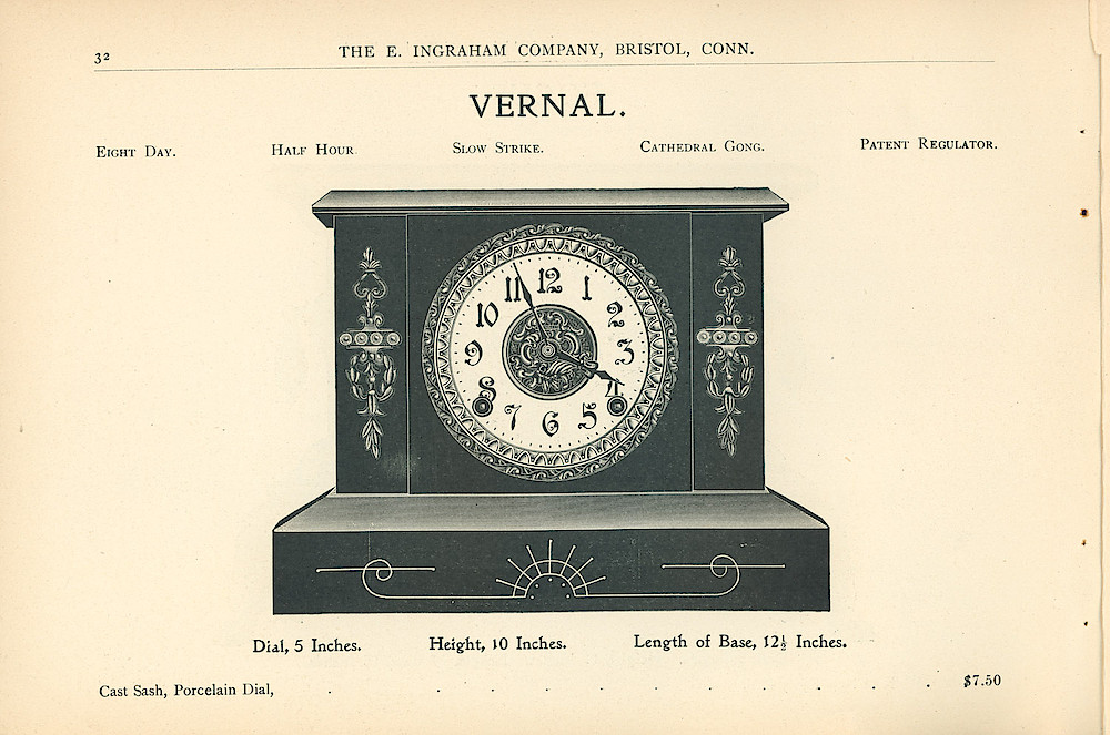 Ingraham Clocks 1899 - 1900 > 32