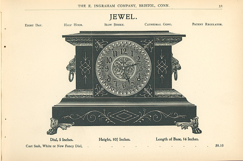 Ingraham Clocks 1899 - 1900 > 33