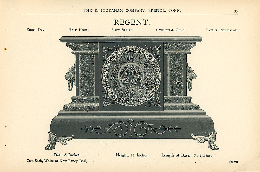 Ingraham Clocks 1899 - 1900 > 35