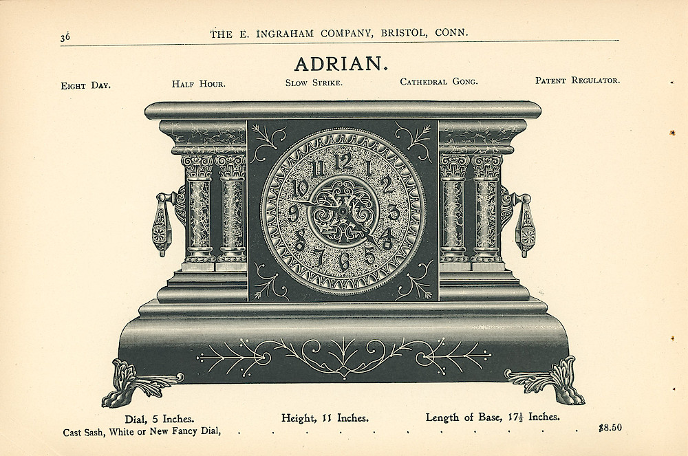 Ingraham Clocks 1899 - 1900 > 36
