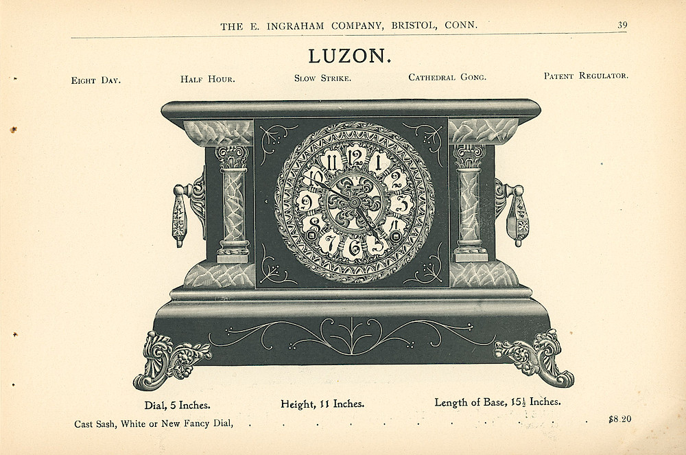 Ingraham Clocks 1899 - 1900 > 39