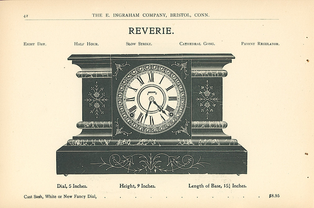 Ingraham Clocks 1899 - 1900 > 42