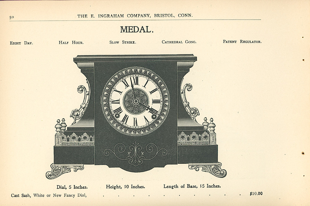 Ingraham Clocks 1899 - 1900 > 50
