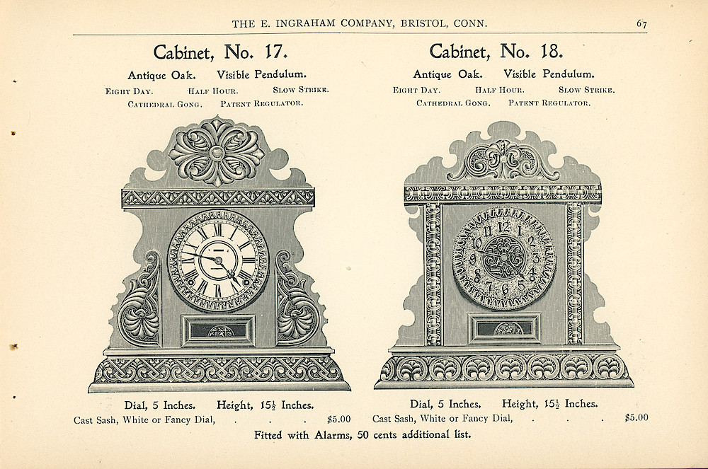 Ingraham Clocks 1899 - 1900 > 67