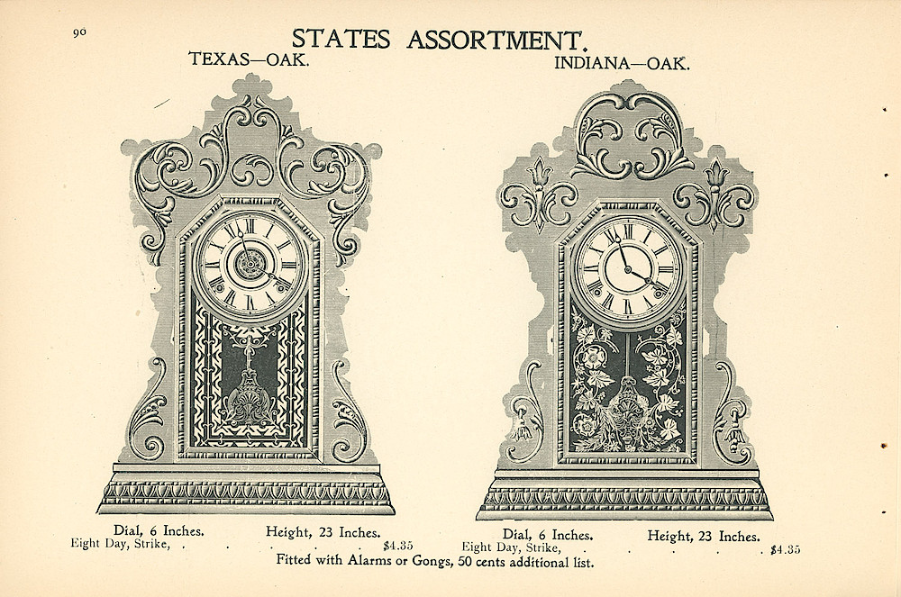 Ingraham Clocks 1899 - 1900 > 90
