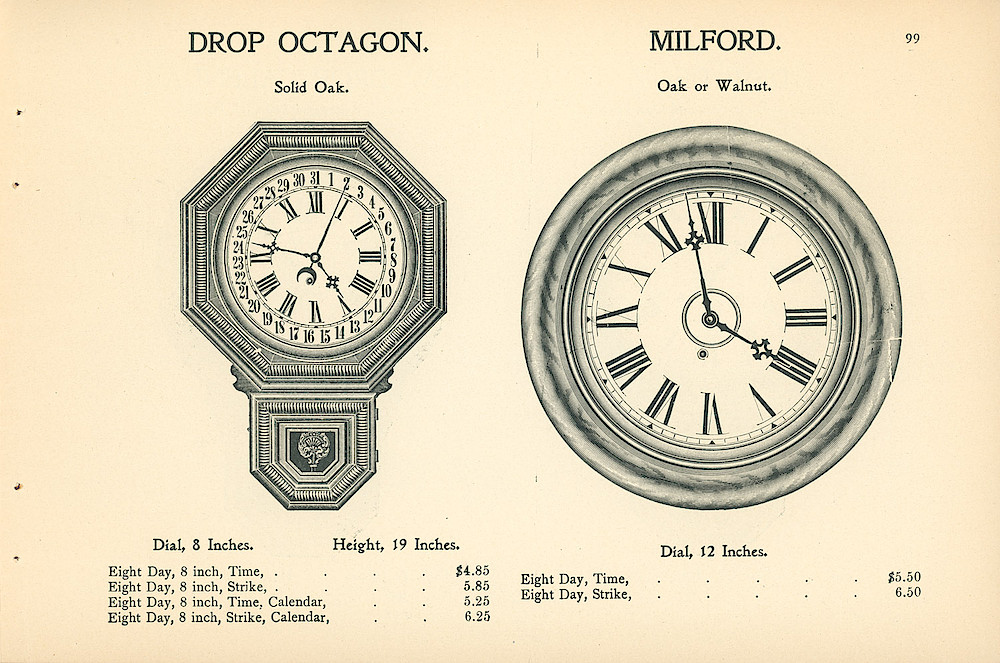 Ingraham Clocks 1899 - 1900 > 99