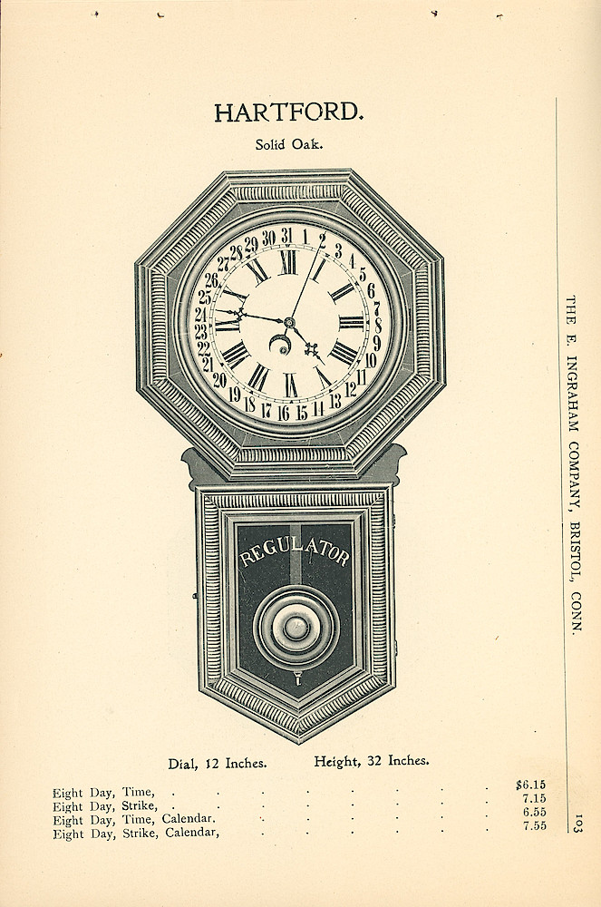 Ingraham Clocks 1899 - 1900 > 103