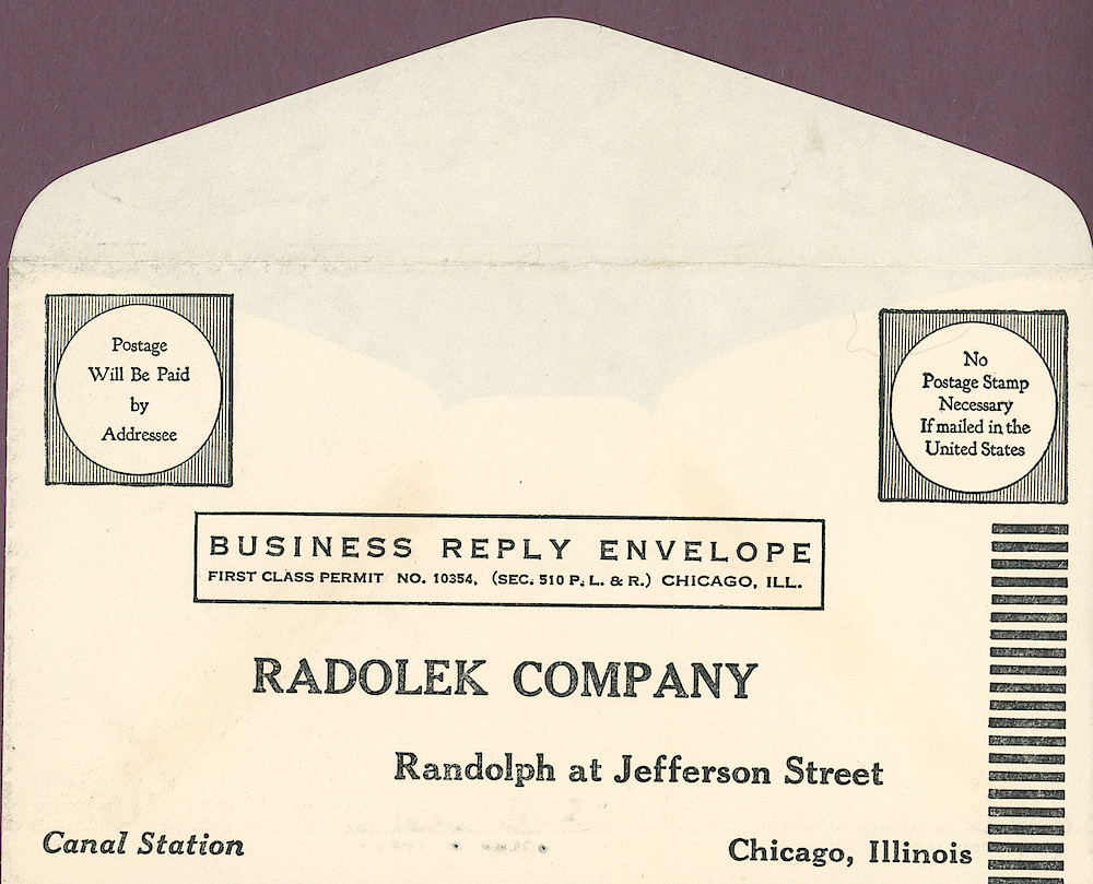 Radolek 1936 Catalog > Envelope