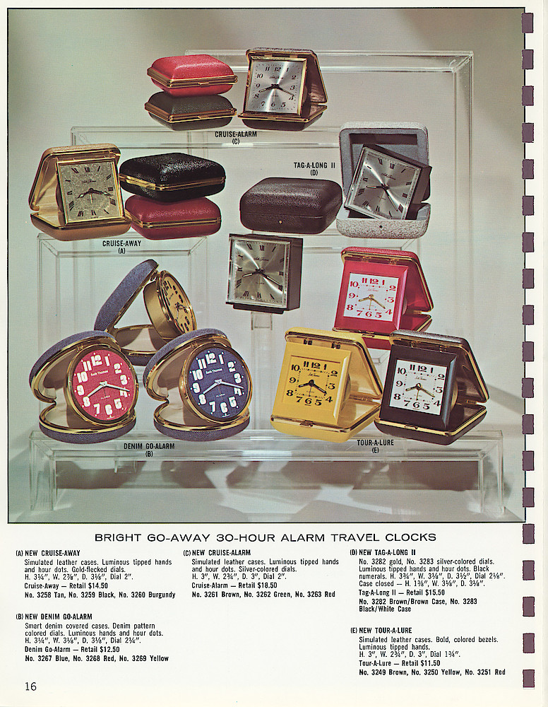 Seth Thomas 1974 Catalog > 16