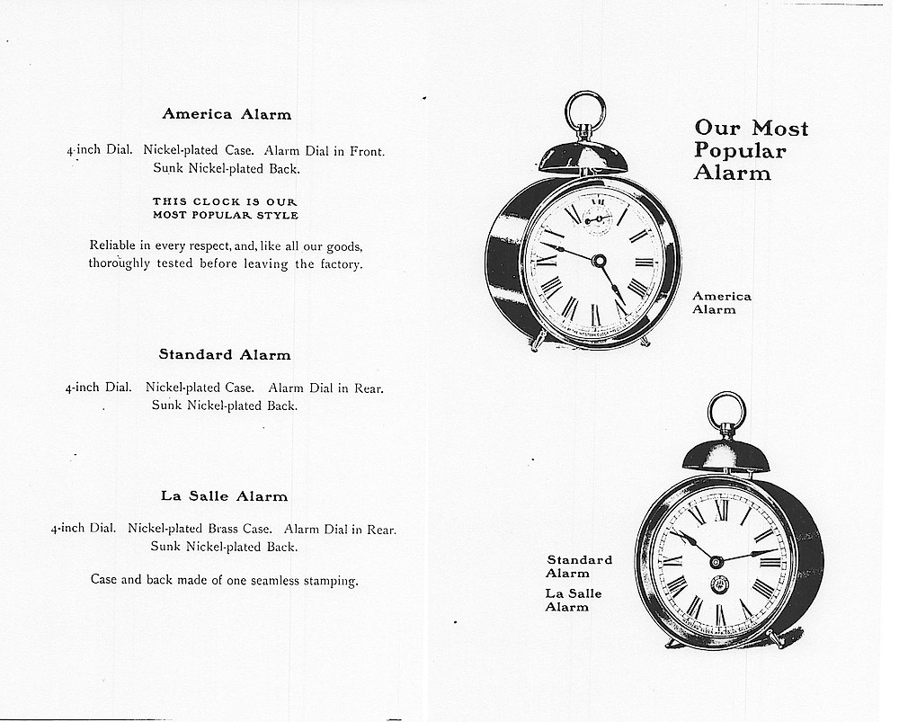 Western Clock Mfg. Co. 1901 Catalog > 5 - 6. Pages 5 And 6