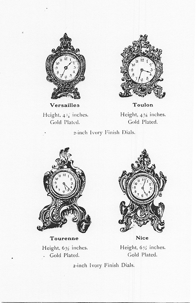 Western Clock Mfg. Co. 1901 Catalog > 12